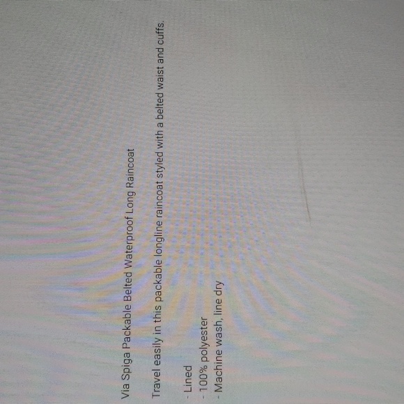 NEW Via Spiga Packable Belted Rain Trench Coat - Picture 12 of 12